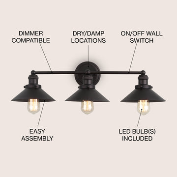 July Metal Shade Sconce